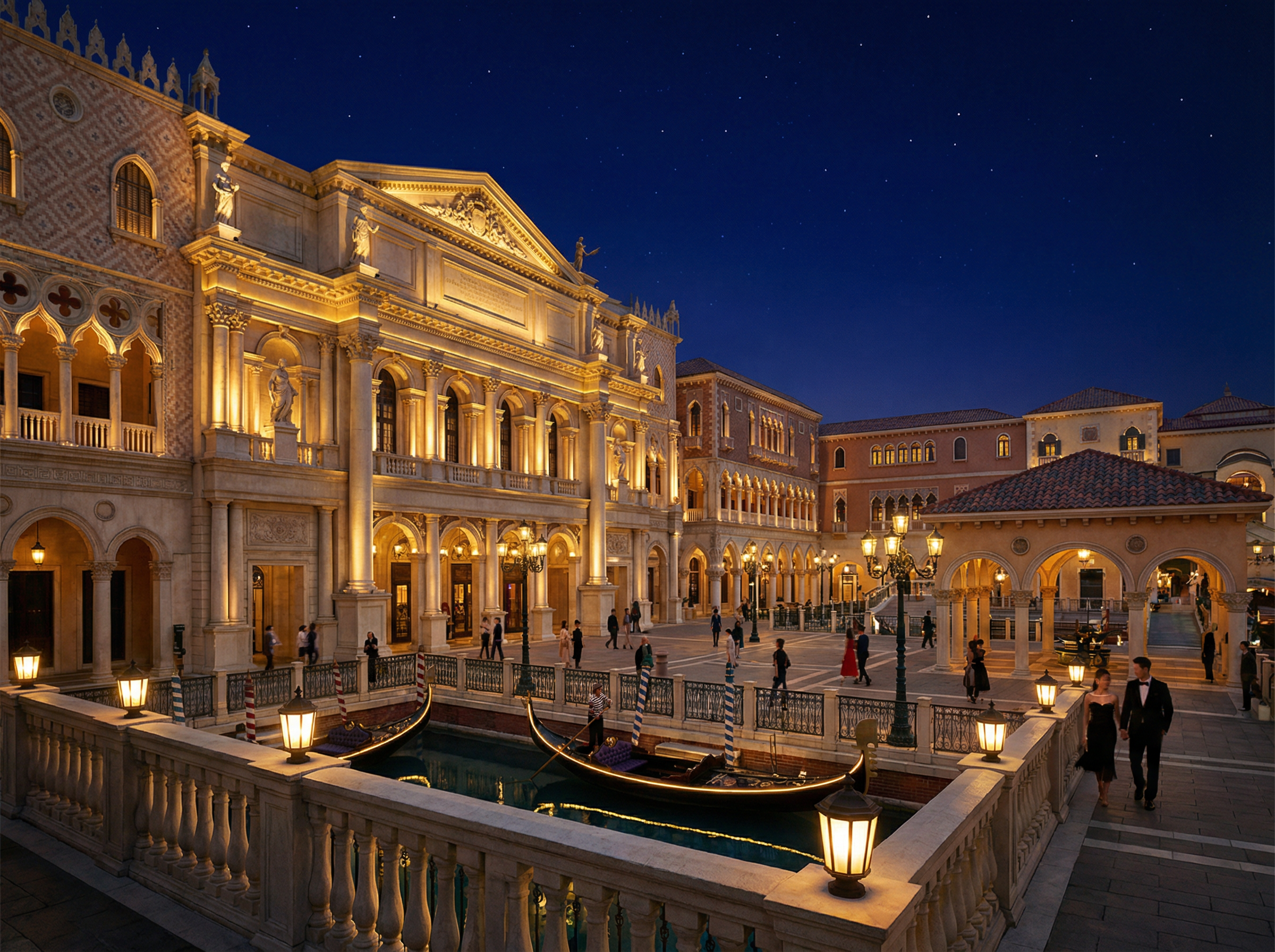 澳门赌博 - 澳门威尼斯人娱乐场夜景